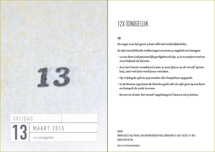 13 maart 2015