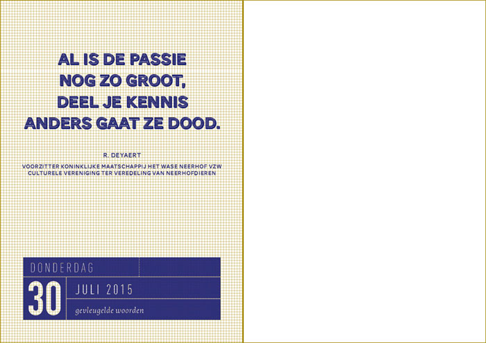 30 JULI 2015
